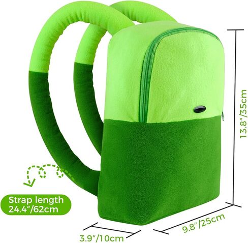 حقيبة ظهر أزياء Rose's Secret لأزياء Adventure Times Cosplay: Anime Merch Character Finn the Human Green Bag in Kuwait