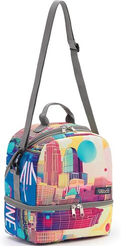 NEW TILAMI Kids Lunch Bag Double Insulated for tilami Rolling Backpack Girls Boys forTravel School Picnic, Court Blue in Saudi Arabia