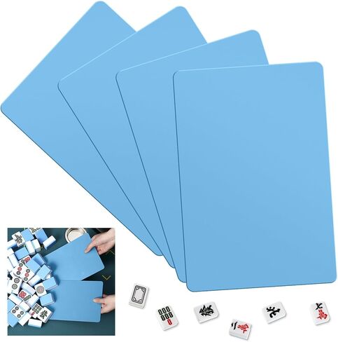 2 Pcs Mahjong Tile Mixer Mahjong Shuffler for Mixing and Shuffling Tiles Plastic Mahjong Accessories Gifts for Mahjong Lovers Playing Mahjong Game, Clear in Kuwait