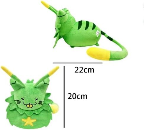 Gnarpy Plush, Regretavator Plush - Soft Stuffed Alien Cat Doll, Cute Green Plushie for Kids and Fans, Plushie Doll Gifts (Green) in Saudi Arabia