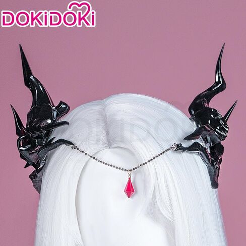 KIRA KIRA Heroine Cosplay Props Cosplay Headwear Game Love and Deepspace Main Character Dragon Horns Halloween Hair Accessories Abysm Sovereign Companion in Saudi Arabia