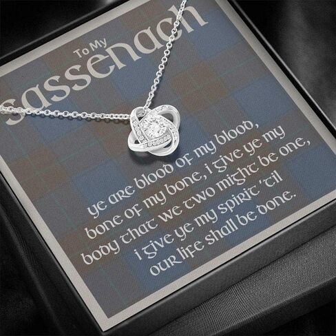 Modern Silver Jewellery Gift Outlander Sassenach Necklace, Outlander Gifts, Outlander, My Sassenach in Saudi Arabia