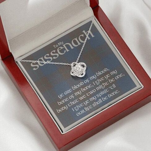 Modern Silver Jewellery Gift Outlander Sassenach Necklace, Outlander Gifts, Outlander, My Sassenach in Saudi Arabia