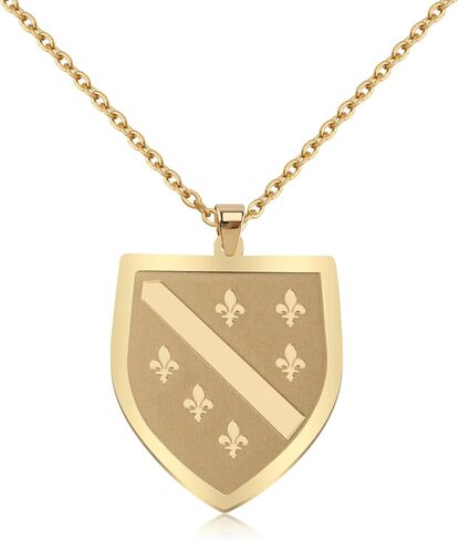 CHOORO Shield Charm Necklace Culture Jewelry Bosnia and Herzegovina Gift in Saudi Arabia