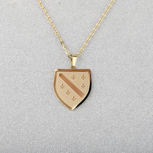 CHOORO Shield Charm Necklace Culture Jewelry Bosnia and Herzegovina Gift in Saudi Arabia