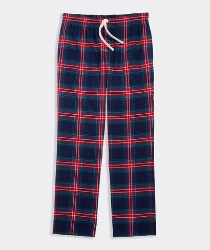 vineyard vines Flannel Pajama Pants, Blue/Red, S in Saudi Arabia