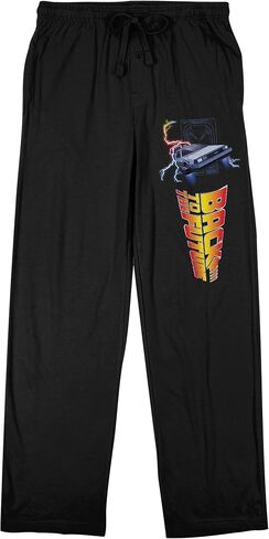 Bioworld Back to The Future Franchise Men's Black Sleep Pants in Saudi Arabia
