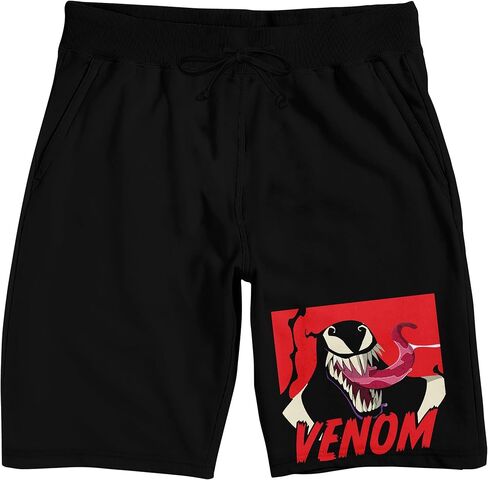 شورت بيجامة نوم أسود للرجال من Marvel Universe Publishing Art Venom in Saudi Arabia