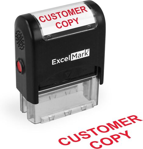 معتمد من - ختم مطاطي ذاتي التحبير من ExcelMark - حبر أحمر A1539 in Kuwait