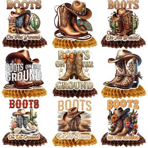 Rakuto Hockey Birthday Party Decorations, 9PCS Ice Hockey Theme Honeycomb Centerpieces Party Table Decor Supplies, Sports Party Table Decor for Kids Men Women in Kuwait