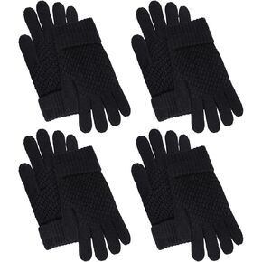 قفازات شتوية من الفرو الصناعي قابلة للتمدد للنساء في الطقس البارد والجري والقيادة والمشي لمسافات طويلة وشاشة لمس سحرية in Kuwait