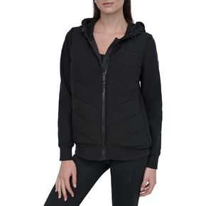 DKNY womens Light Weight Hybrid Full Zip Jacket in Kuwait
