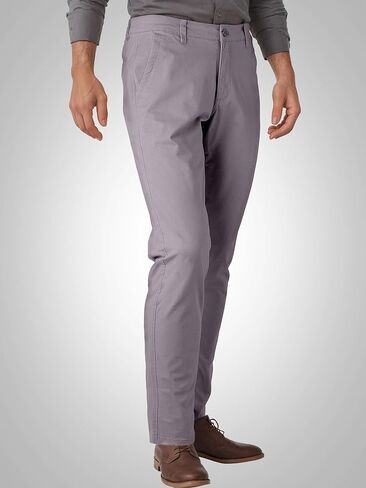 Men's Slim Fit Stretch Casual Pants with Zipper in Saudi Arabia
