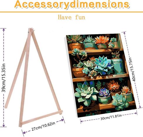 Meothan Framed Paint by Numbers Kits for Adults, Halloween Paint by Number for Adults Beginners, Paint by Numbers Kits on Canvas with Framed and Easel for Home Wall Decor 11.8x15.7inch (Witch) in Saudi Arabia