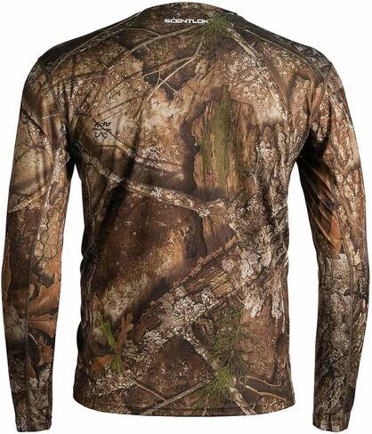 ScentLok Featherweight Long Sleeve Lightweight Camo Hunting Crew Shirt for Men in Saudi Arabia