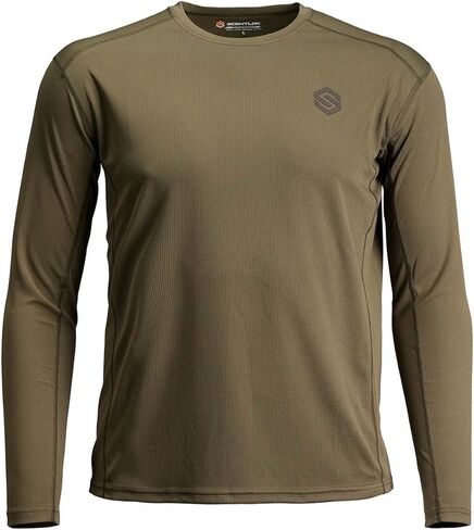ScentLok Featherweight Long Sleeve Lightweight Camo Hunting Crew Shirt for Men in Saudi Arabia