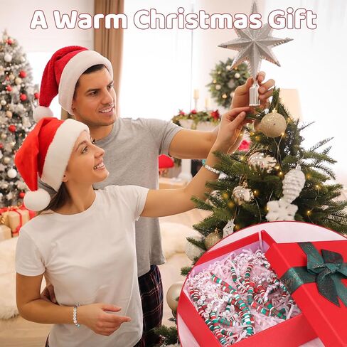 24/36/48 Pcs Christmas Bracelets Set for Womens, 12 Style Polymer Clay Beaded Bracelets Joy & Merry Reindeer Snowmen Gingerbread Y2K Stackable Stretch Friendship Holiday Bracelets Jewelry Gift in Saudi Arabia