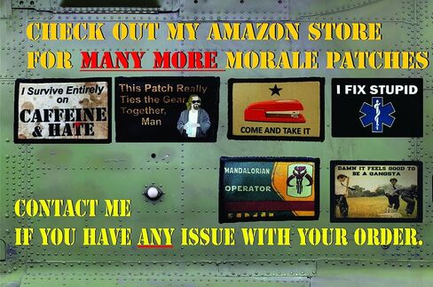 I Find Your Lack of Ammo Disturbing Morale Patch-. Custom Patches by Redheadedtshirts Made in The USA in Kuwait