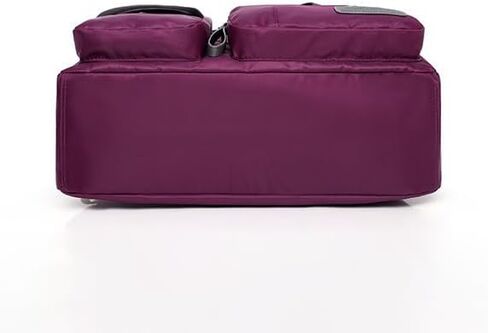 Women's Multi-Functional Tote Purse - Large Nylon Shoulder Bag with 9 Pockets for Work, Travel & Nursing in Saudi Arabia