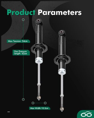 Shocks, SCITOO Rear Gas Struts Shock Absorbers fit 2000 2001 2002 2003 2004 2005 2006 for Nissan Sentra Compatible with 341279 71312 Set of 2 in Saudi Arabia