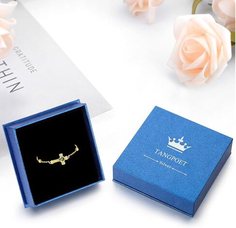 TANGPOET Claddagh سوار للنساء 925 الفضة الاسترليني مطلية بالذهب الزمرد الأخضر القلب حجر الأيرلندية سلتيك مجوهرات هدايا لعيد ميلاد عيد القديس باتريك عيد الميلاد عيد الحب عيد الأم in Saudi Arabia