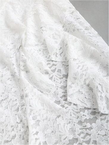 SHENHE Women's Lace Long Skirt Asymmetrical Layered Ruffle Flowy Sheer Y2k Fairy Skirt in Saudi Arabia
