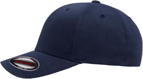 Ford Motor Co Script Logo New Side Panel Fully Embroidered Flexfit 6277 Athletic Baseball Fitted Hat Cap in Kuwait