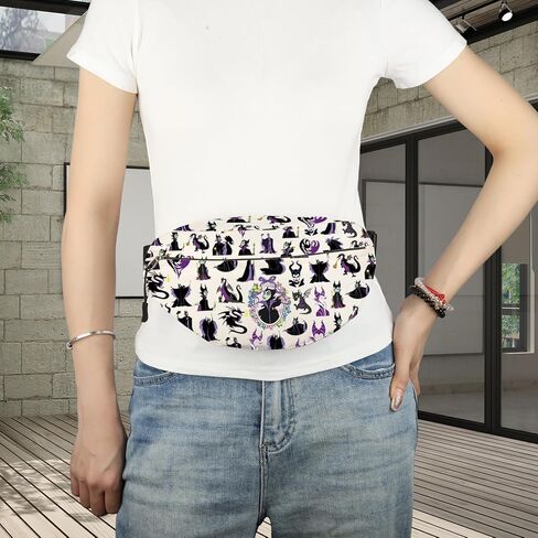 BWWKTOP Villains Queen Waist Bag Villains Fan Gift Witch Movie Fanny Pack Evil Queen Merch (Villains Queen-WB) in Saudi Arabia
