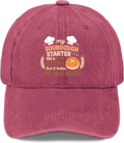 My Sourdough Starters Has A Sour Attitude, Bakes Best Bread Hats for Men in Saudi Arabia