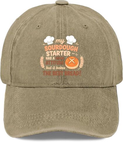 My Sourdough Starters Has A Sour Attitude, Bakes Best Bread Hats for Men in Saudi Arabia