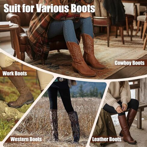 Boot Calf & Shaft Stretcher, Cast Aluminium Shoe Sretchers for Cowboy, High, Leather & Work Boots, Boot Calf Stretcher Relieves Boot Tightness on Ankle & Calf in Saudi Arabia