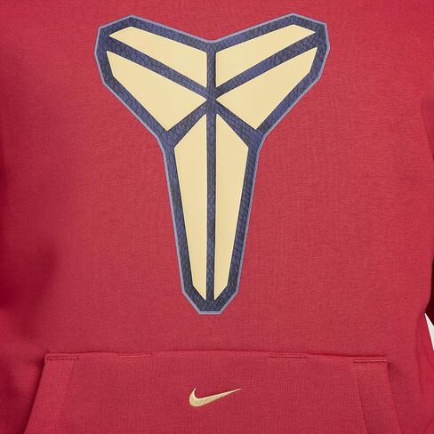 Nike Kobe Men's Dri-FIT Pullover Basketball Hoodie (HF0066-636, Varsity Red/Jersey Gold) in Saudi Arabia