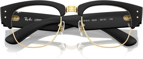 Ray-Ban Unisex Rx7316v Mega Clubmaster Liteforce Square Prescription Eyewear Frames in Saudi Arabia