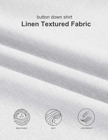 COOFANDY Mens Button Down Shirt Short Sleeve Casual Shirts Summer Beach Wedding Linen Shirt with Pocket in Saudi Arabia