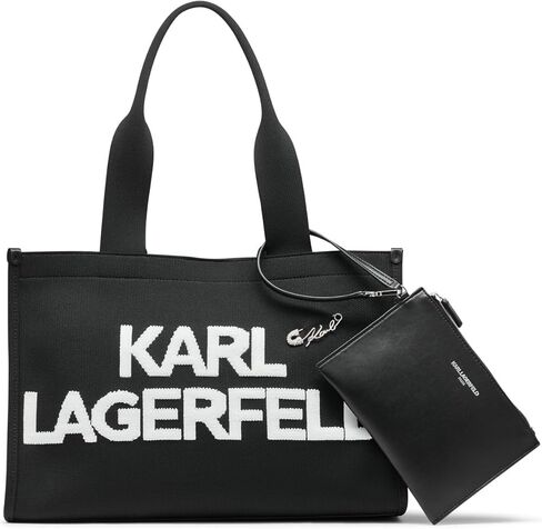 KARL LAGERFELD Paris Women's Tote, Black, One Size in Saudi Arabia