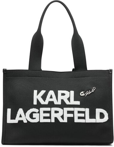 KARL LAGERFELD Paris Women's Tote, Black, One Size in Saudi Arabia