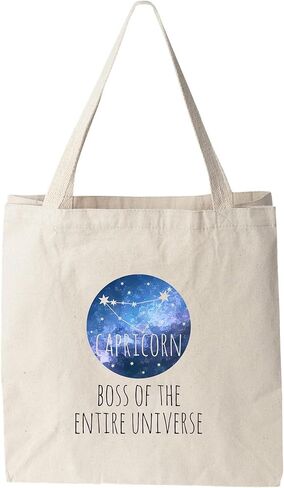 Moonlight Makers 100% Cotton Canvas, Natural Tote Bag, Full-Color Tote, Funny Design - Zodiac in Saudi Arabia