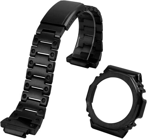 Watch Accessories Fit For Casio G-SHOCK GA-2100 Stainless Steel Strap Metal Case Bezel GA2100 GA2110 GA-B2100 Refitted Men Watchband in Saudi Arabia