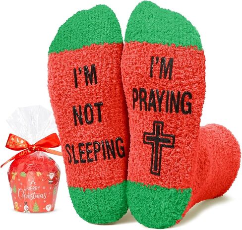 HAPPYPOP Christian Gifts Ideas Socks - Christian Easter Gifts Jesus Gifts, Serenity Prayer Gifts Faith, Christian Socks Religious Socks, Christmas Socks in Kuwait