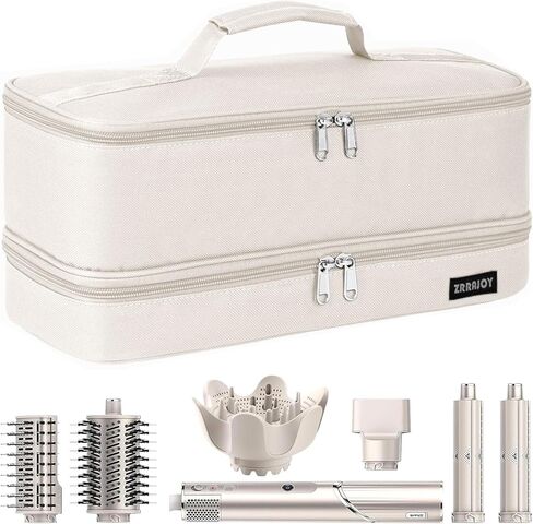 Double Layer Storage Case For Shark Flexstyle, Travel Carrying Case For Shark 430/440 Flexstyle, Organizer Bag For Shark Flexstyle/Dyson Airwrap Styler Attachments in Kuwait
