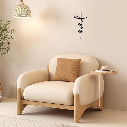 لوحة فنية جدارية متقاطعة معدنية، ديكور حائط صلبان مع تصميم اسم يسوع، لوحة فنية جدارية مسيحية مقاس 7.1 × 15.9 بوصة للكنيسة، المنزل، المكتب، هدية دينية in Kuwait