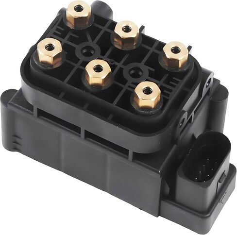 Air Suspension Valve Block, Suitable for Grand Cherokee WK2 2011-2019, Touareg 2004-2015, Cayenne 2011-2015 Replaces 68087233AA 95835890300 558103M000 55810-3M000 7P0698014 in Kuwait
