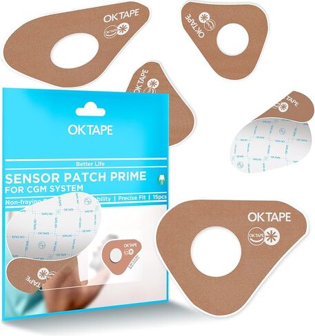 رقع مستشعر OK TAPE CGM متوافقة مع Medtronic Guardian (15 قطعة)، أغطية مستشعر مقاومة للماء والعرق لمدة 14 يومًا، رقع لاصقة رفيعة تدوم طويلاً in Saudi Arabia
