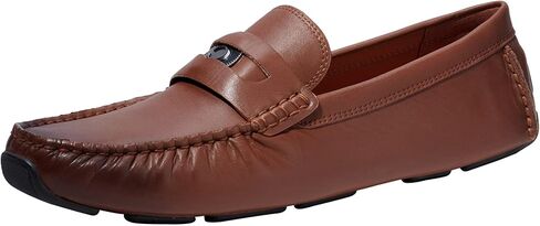 COACH Men's C Coin Leather Driver Loafers in Saudi Arabia