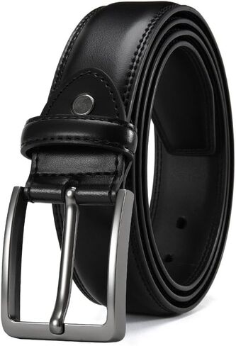 Men's Genuine Leather Dress Belts, Handmade Classic Every Day Leather Jeans Belt for Men Work Business Casual in Saudi Arabia