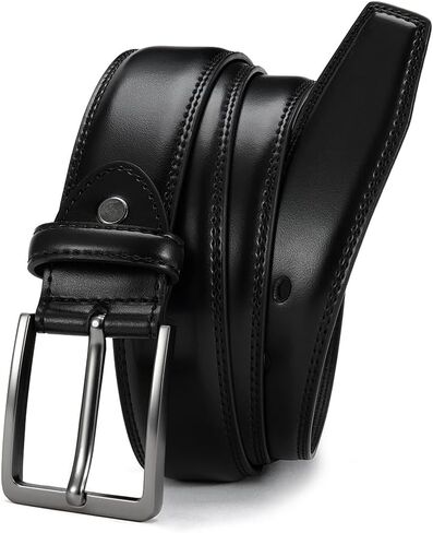Men's Genuine Leather Dress Belts, Handmade Classic Every Day Leather Jeans Belt for Men Work Business Casual in Saudi Arabia