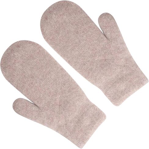 Women Cashmere Full Fingers Mittens, Plush Elasticity Cozy Gloves for Cold Weather Outdoor in Saudi Arabia