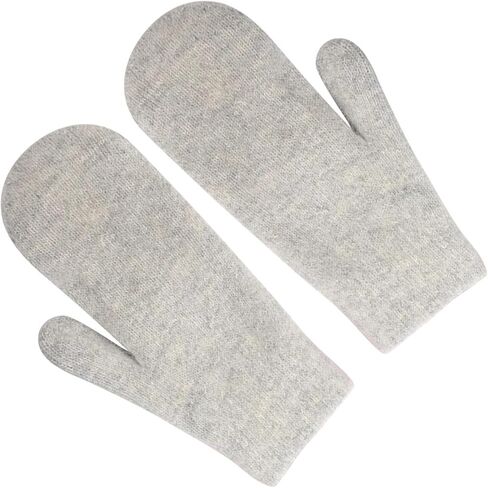 Women Cashmere Full Fingers Mittens, Plush Elasticity Cozy Gloves for Cold Weather Outdoor in Saudi Arabia