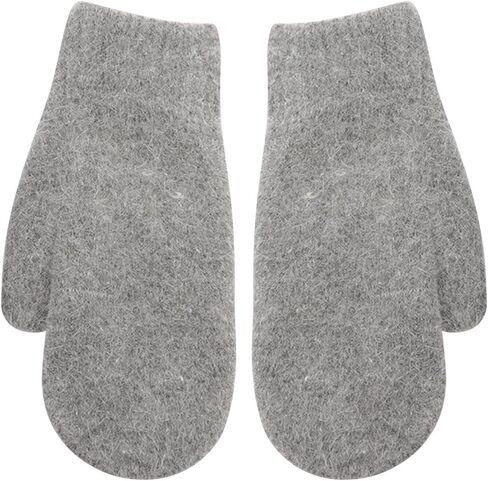 Women Cashmere Full Fingers Mittens, Plush Elasticity Cozy Gloves for Cold Weather Outdoor in Saudi Arabia