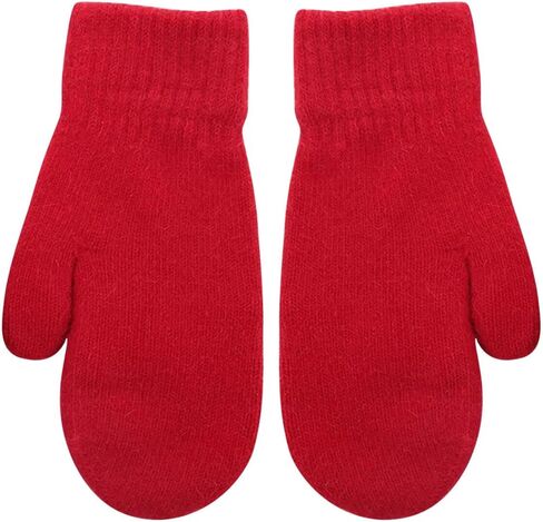 Women Cashmere Full Fingers Mittens, Plush Elasticity Cozy Gloves for Cold Weather Outdoor in Saudi Arabia